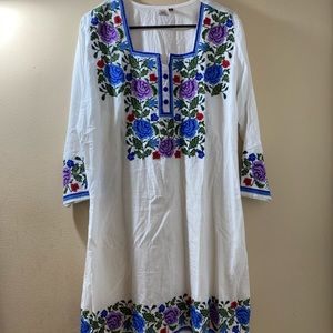 Mexican style dress/ cover up